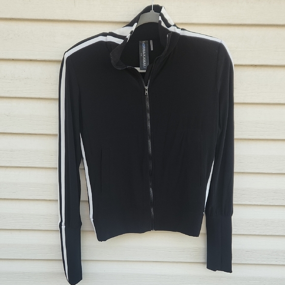 Norma Kamali Track Suit with White Stripes - Picture 6 of 16